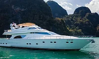 Hagia Sophia — 82ft Ferretti Charter Phuket to Phi Phi Leh