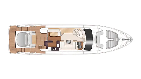 Main deck Cathy | 72ft Princess Yacht | Phuket